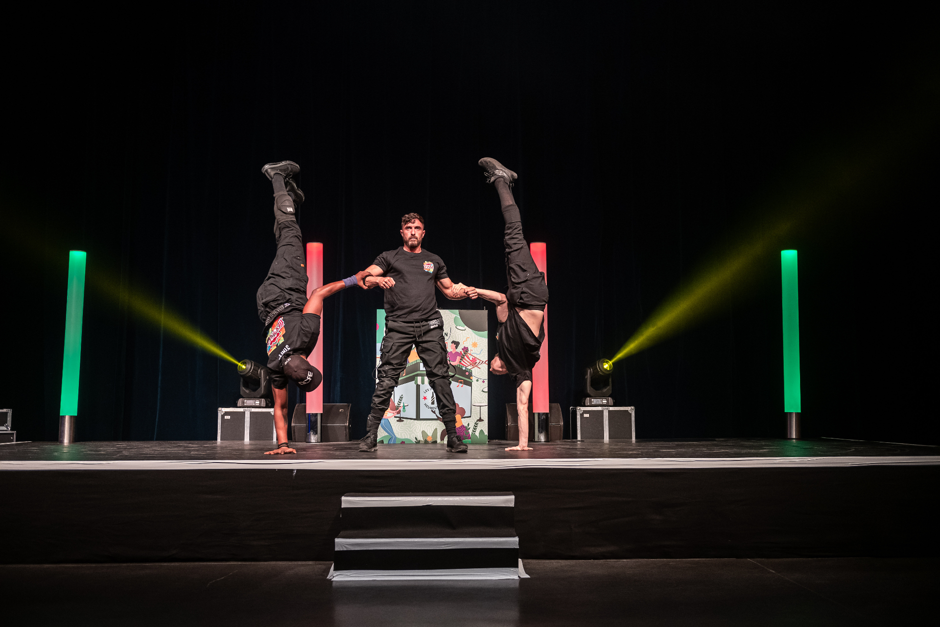 Show hip-hop, équilibres sur scène